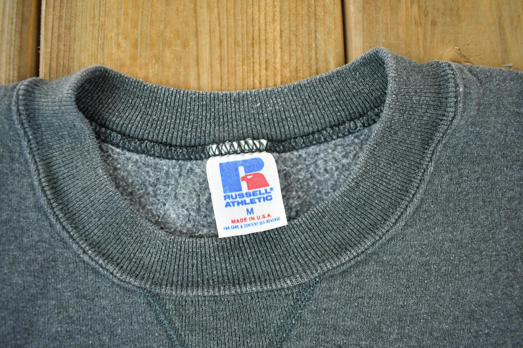 Vintage 1990s Russell Athletics Blank Crewneck Sweatshirt Men's Small