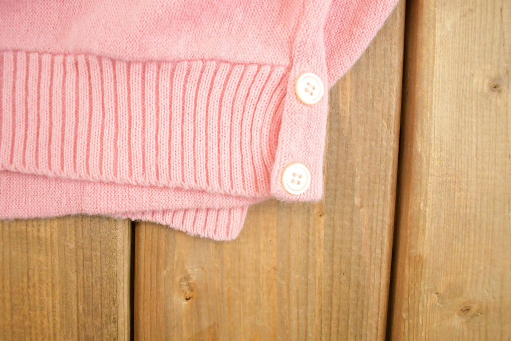 Vintage 1970s Grand Cypress Abstract Knit Cardigan Sweater Womens S