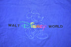 Vintage 1990s Walt Disney World Embroidered Graphic Mickey Mouse T Shirt
