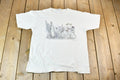 Vintage 1990s Northern Reflections Cottage Essentials Single Stitch Still Life Sketch Graphic T-Shirt