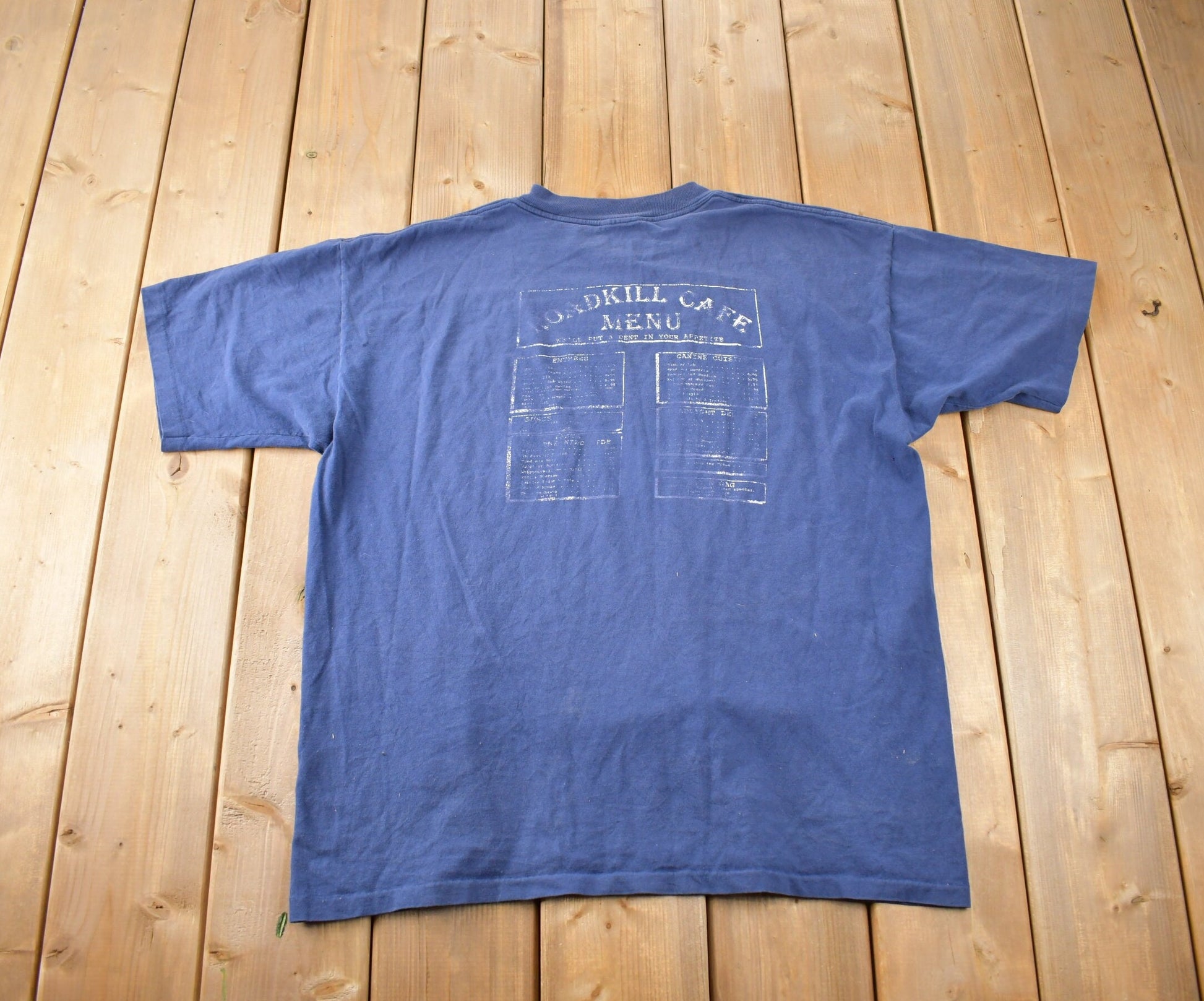 Vintage 1990s Roadkill Cafe Branson Missouri Travel T Shirt Made In USA Size XL