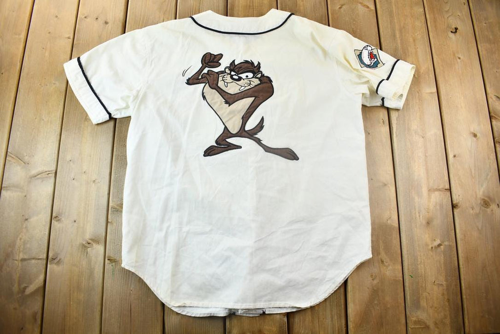 Vintage 1993 Looney Tunes Tasmanian Devil Baseball Jersey