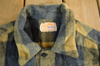 Vintage 1970s Humphrey Wool Flannel Shirt Jacket Men's Large
