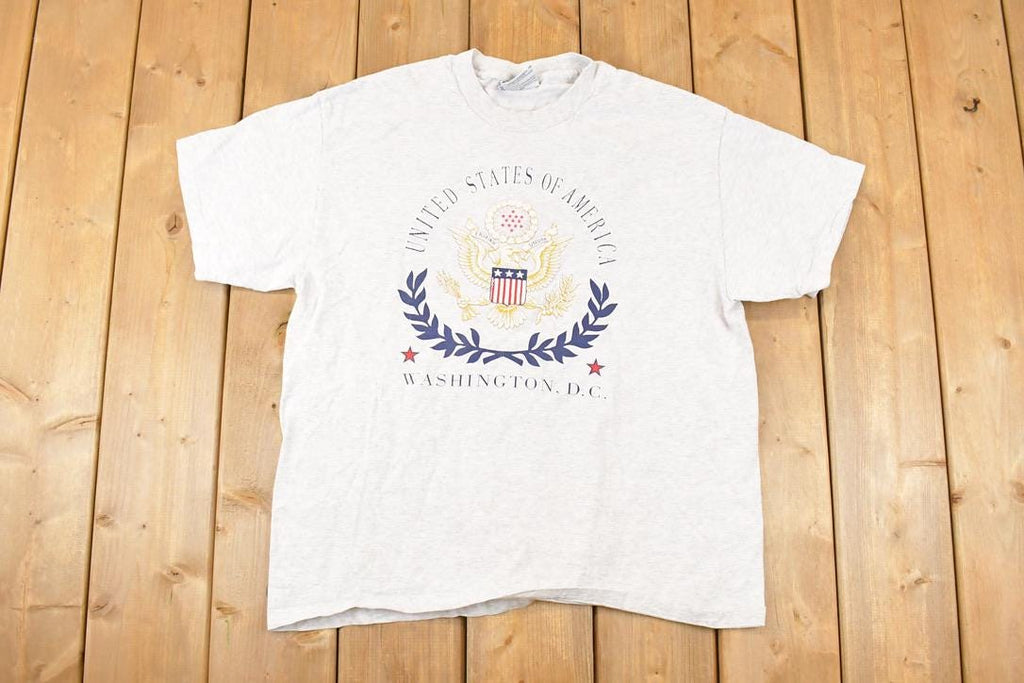 Vintage 1990s Washington USA Souvenir Travel T-Shirt Men's L