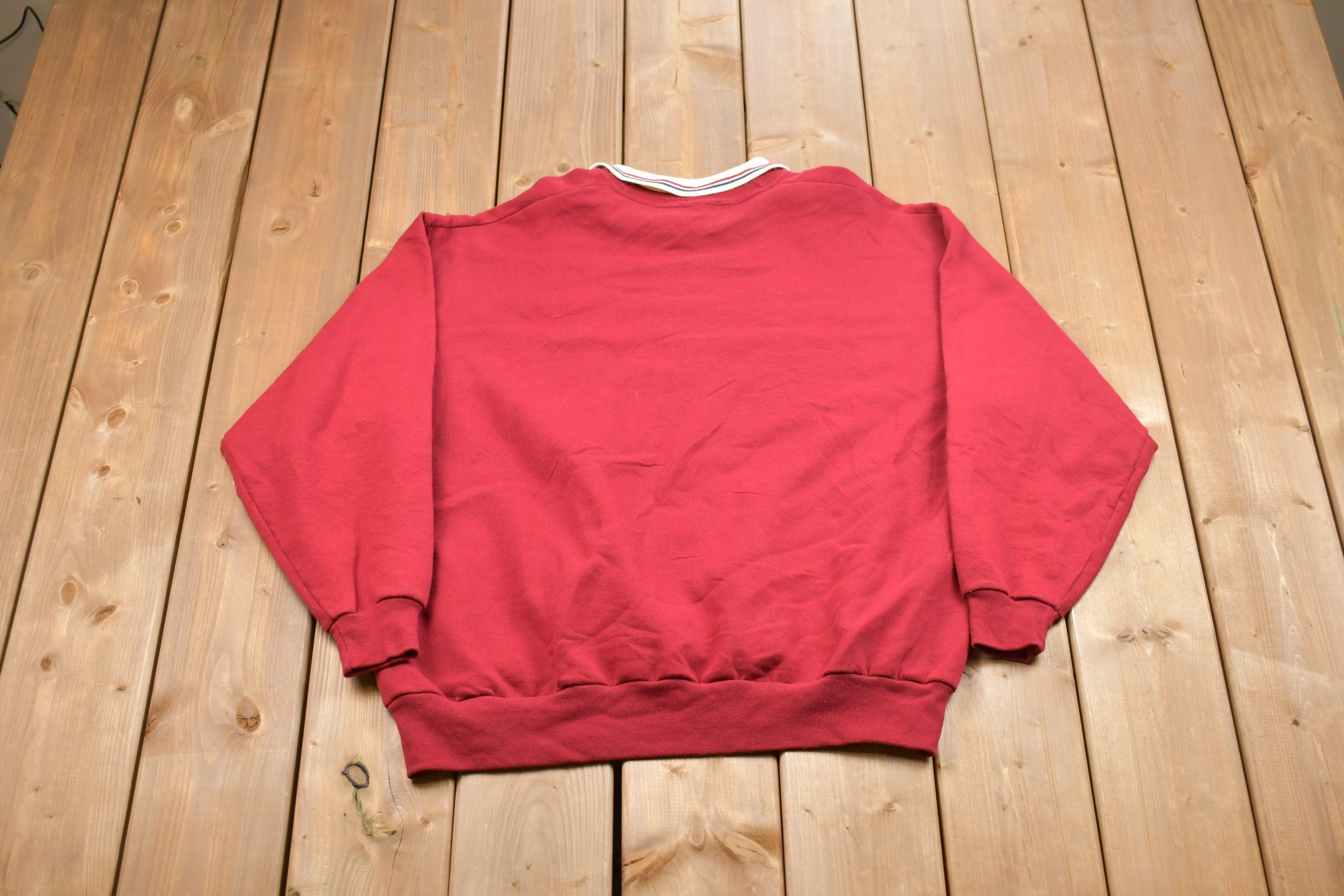 Vintage 1990s Cute American Angel Collared Crewneck