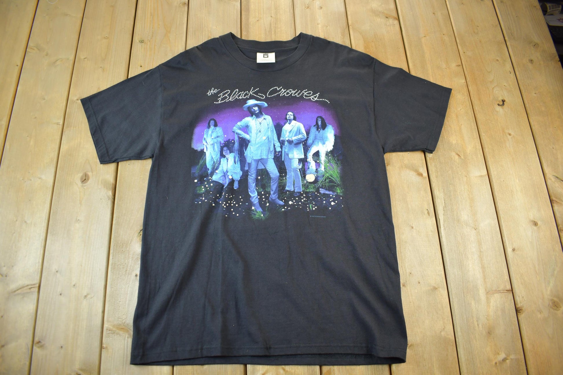 Vintage 1999 The Black Crowes Souled Out Tour Band T-Shirt Winterland Men's Large