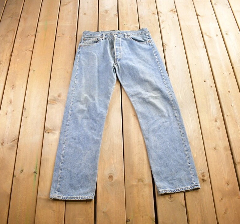 Vintage 1990s Levi's 501 Jeans Made In USA Size 36x32