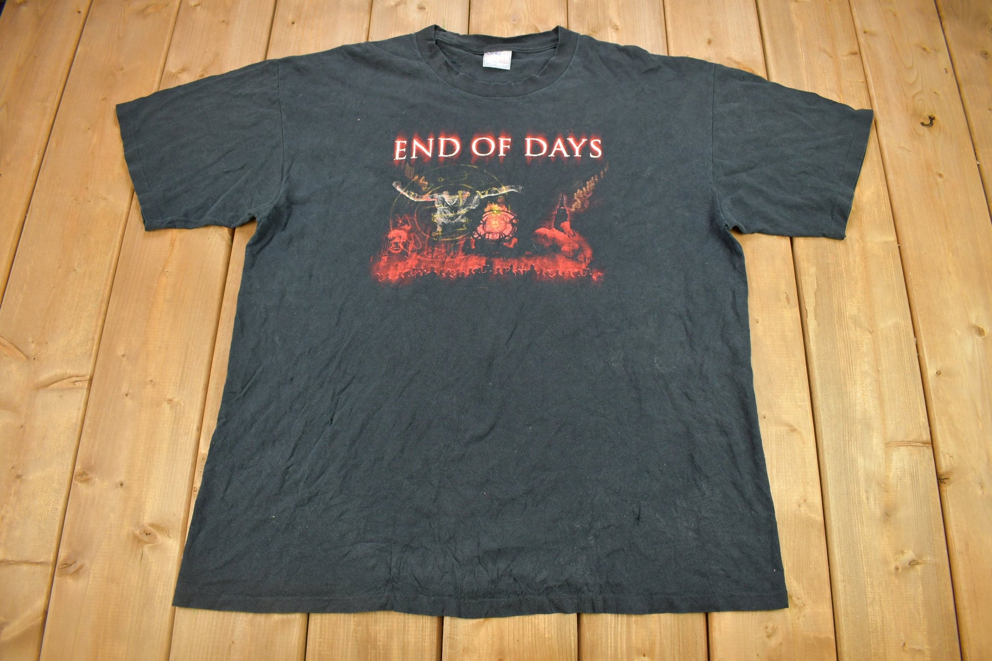 Vintage 1999 End Of Days Movie Promo T-shirt