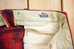 1950s True Vintage Woolrich Plaid Trousers Size 32 x 30