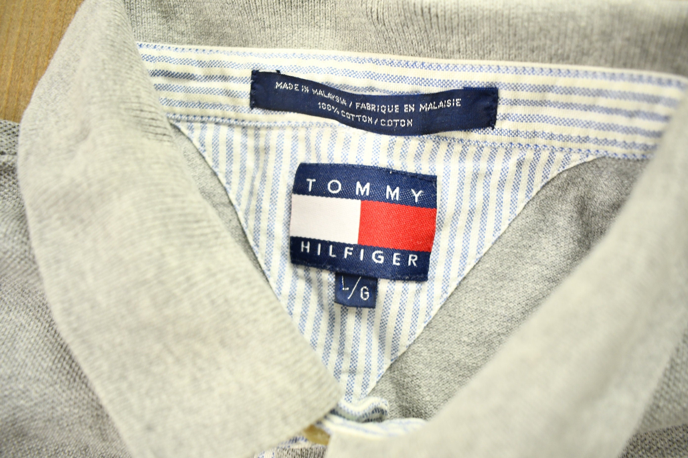 Vintage 1990s Tommy Hilfiger Crest Logo Polo Shirt