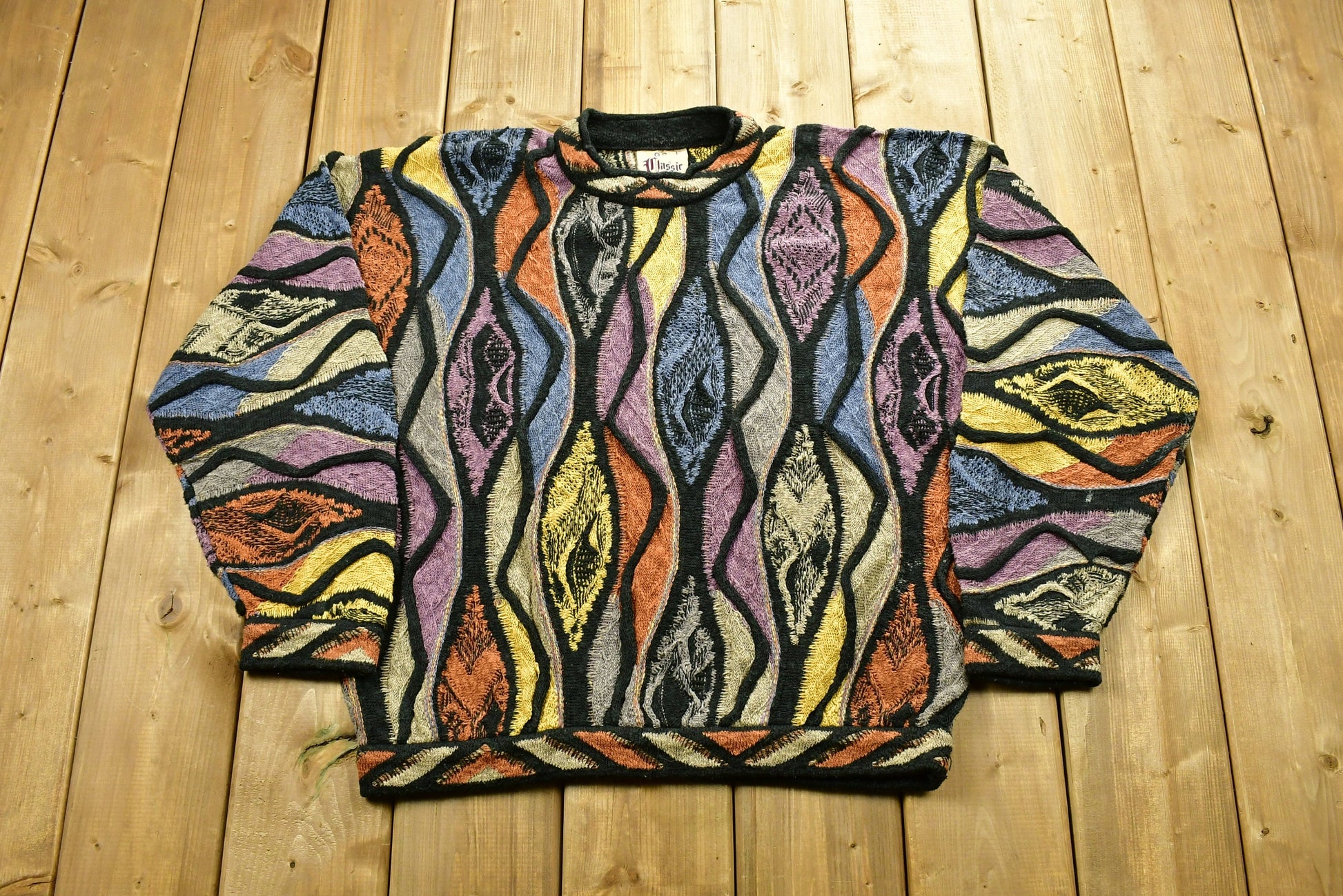 Vintage 1990s Coogi Classic Knit Sweater