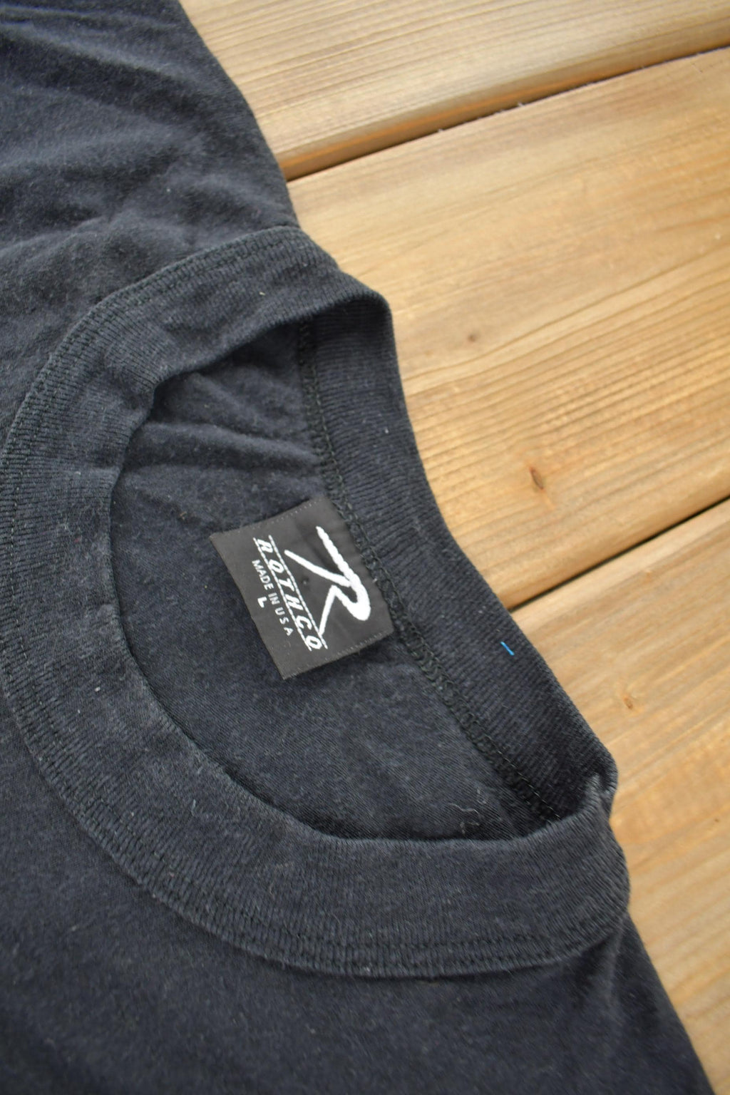 Vintage 1986 Military Skull Graphic Single Stitch T-Shirt Made In USA