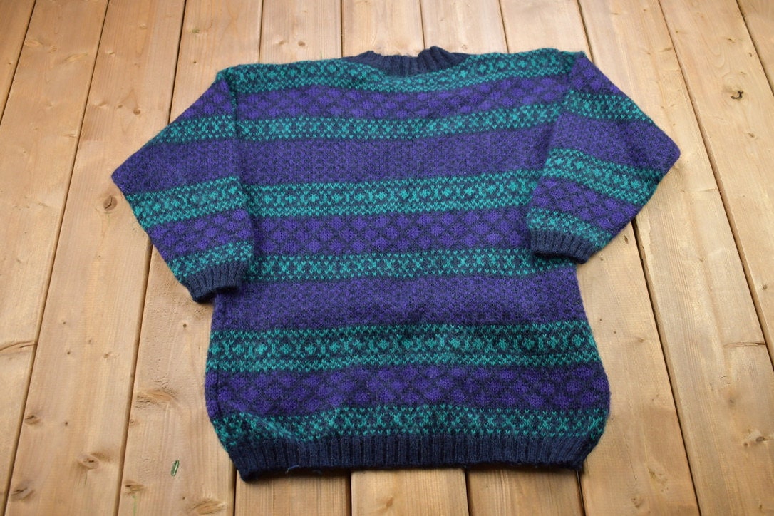 Vintage 1990s Christopher & Banks Knitted Crewneck Sweater
