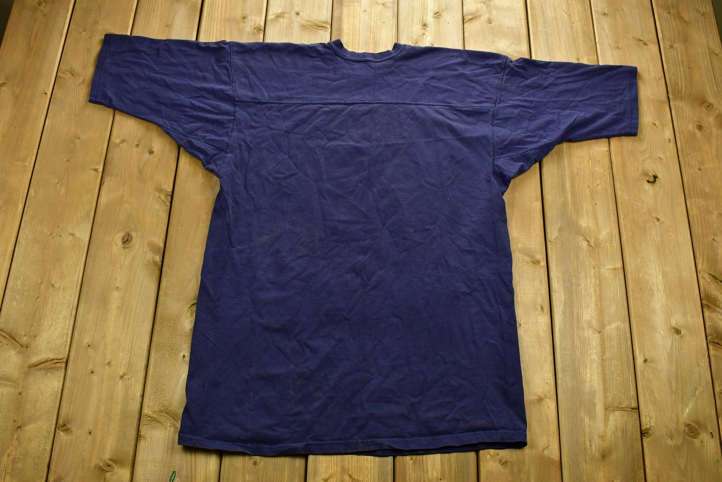 Vintage 1990's University of Michigan State Wolverines Collegiate Jersey T Shirt  Made In USA  NCAA  Sportswear  Russell Athletics