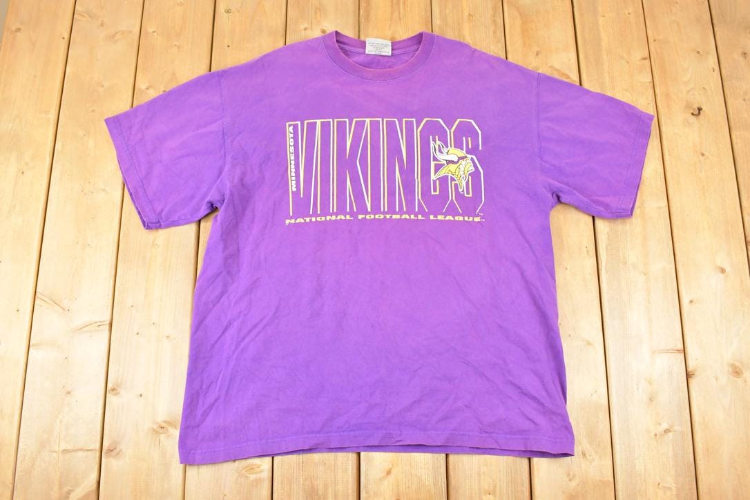 Vintage 1990s Minnesota Vikings NFL T-Shirt Men's XL