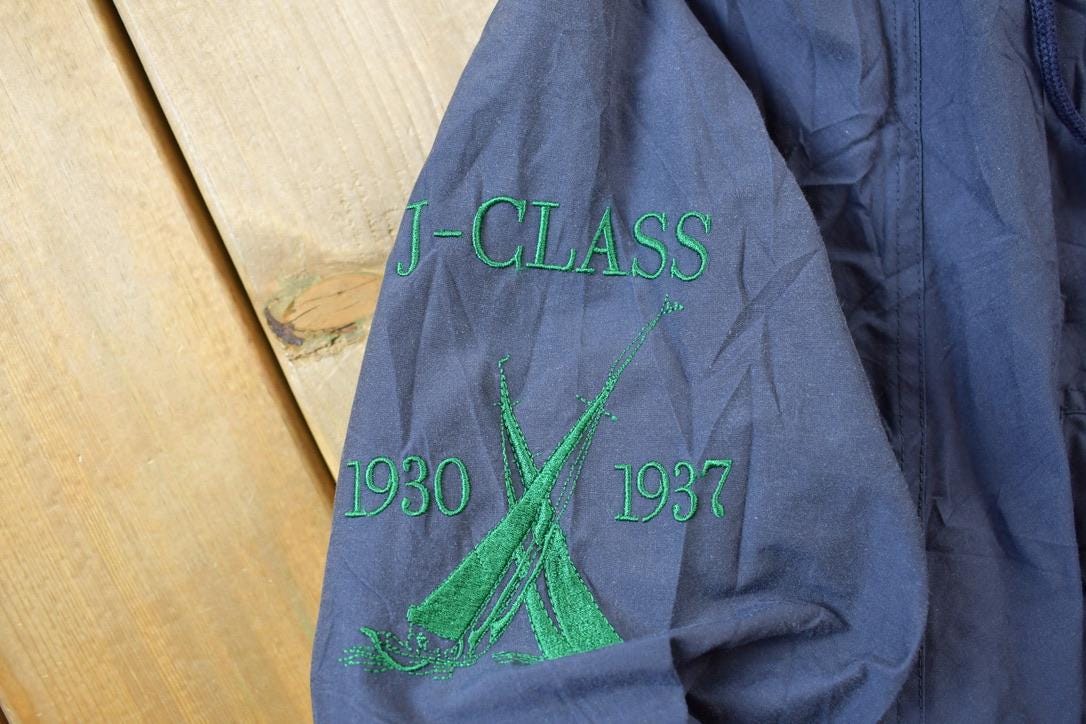 Vintage 1990s Nautica J Class Competition Color Block Jacket