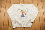 Vintage 1990s Rabbit Golfing Cute Crewneck Sweater