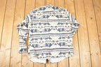 Vintage 1990s Panhandle Slim Abstract Western Button Up Shirt Men's XL