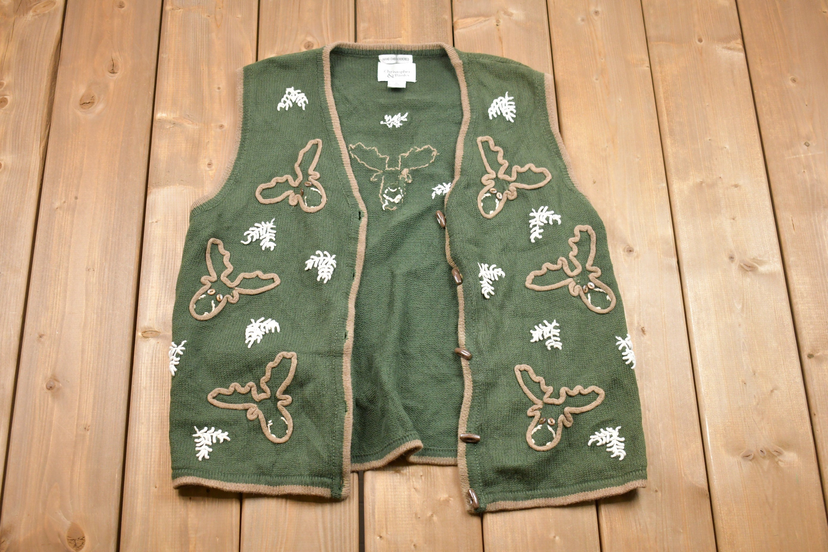 Vintage Christopher & Banks Knitted Sweater Vest