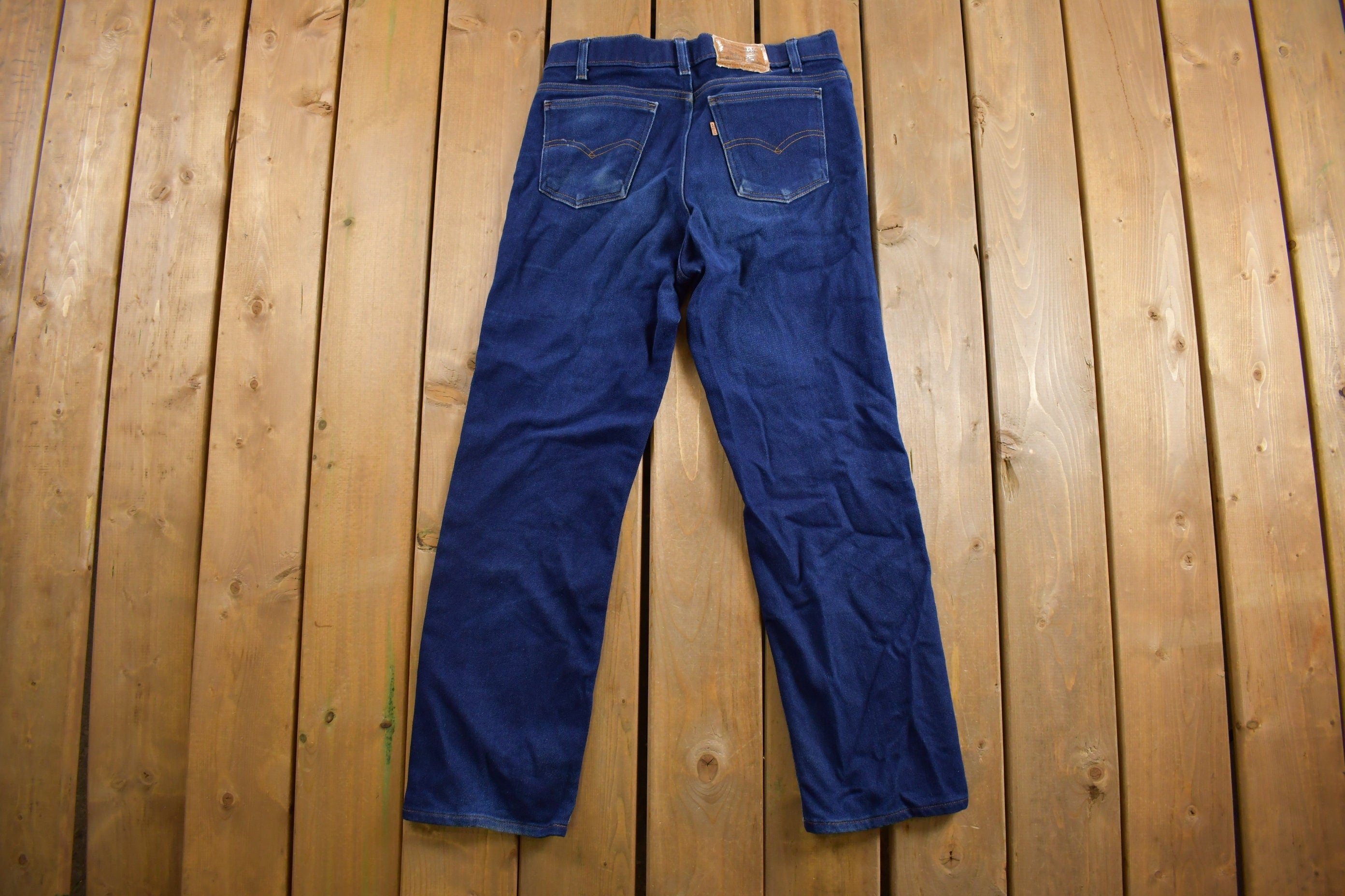 Vintage 1980s Levi's Brown Tab Action Jeans Size 32 x 29