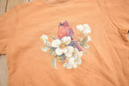 Vintage 1990s Cardinal Bird Theme Graphic Cute Crewneck