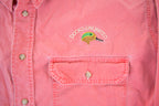Vintage 1990s Woolrich Ducks Unlimited Sun Faded Button Up Shirt Men's 2XL