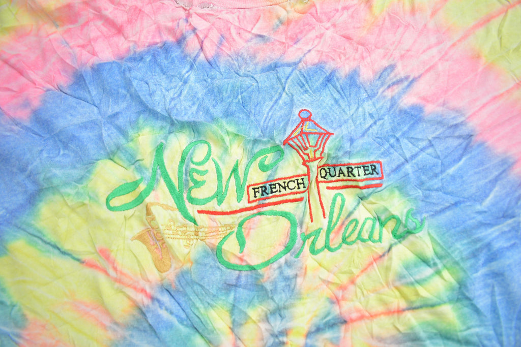 Vintage 1990s New Orleans French Quarter Souvenir T Shirt