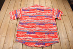 Vintage 1990s Willie Esco All Over Print Button Up Shirt