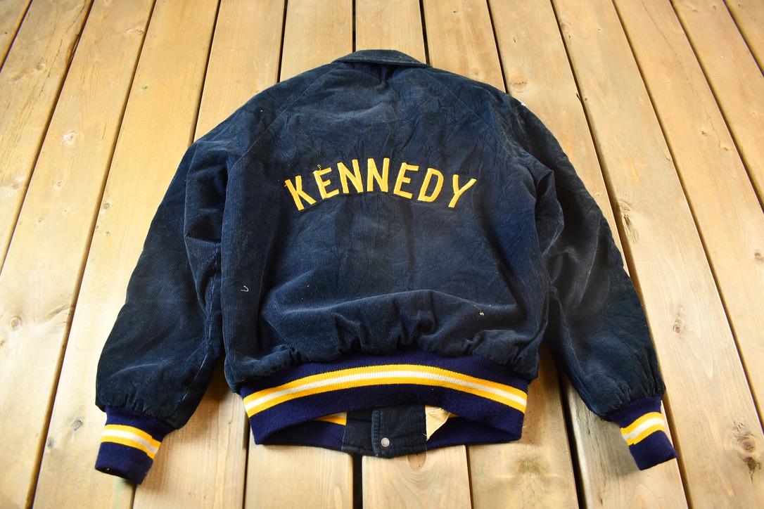 Vintage 1950s KENNEDY Corduroy Varsity Jacket