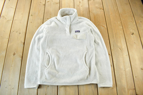 Vintage Y2K Patagonia Fleece T Snap Women's Sweatshirt / Quarter Button / Sportswear / Outdoorsman / Outdoors / Women's Small