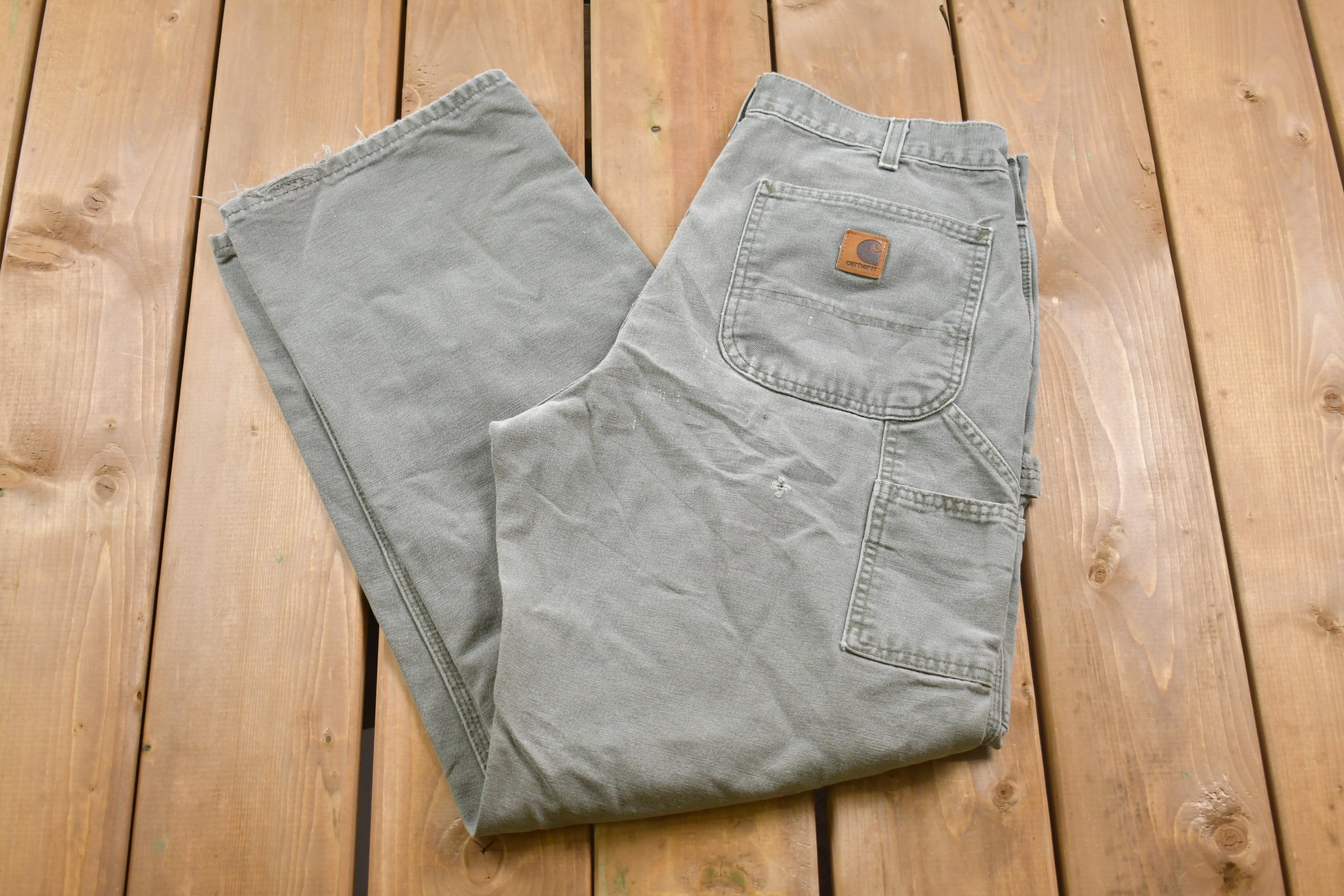 Vintage 1990s Carhartt Work Pants Size 35 x 30