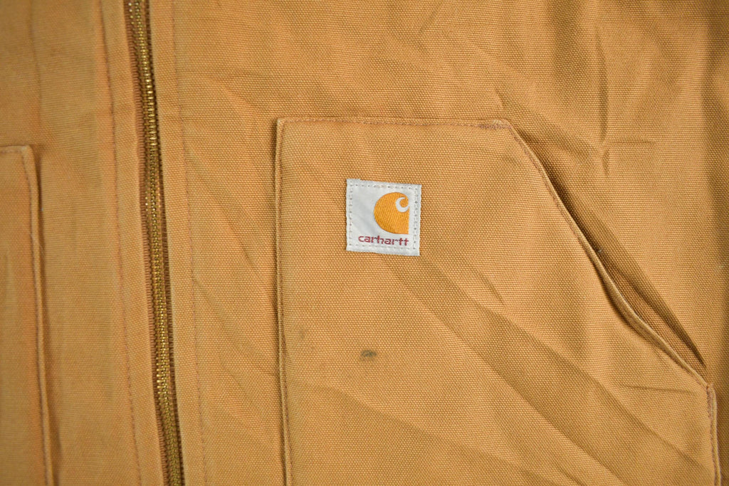 Vintage 1990s Carhartt Quilt Lined Jacket Vest Mens Large