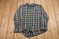 Vintage 1990s Plaid Button Up Shirt