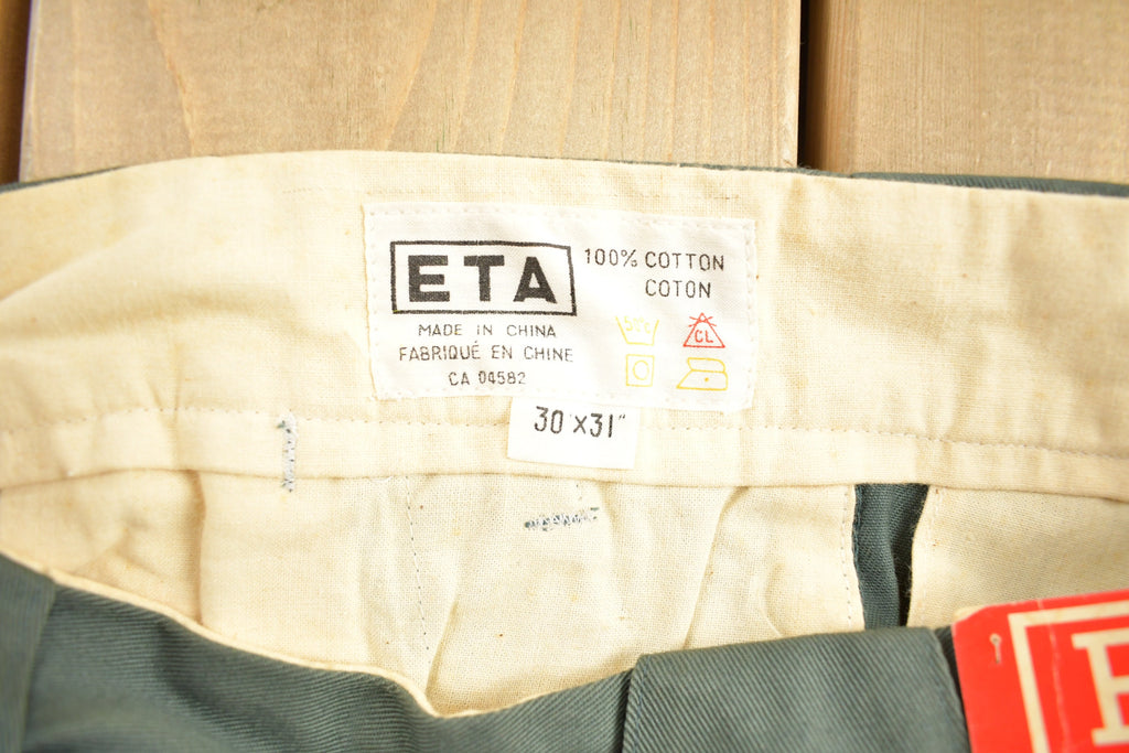 Vintage 1990s Grey ETA Trousers Size 30 x 30