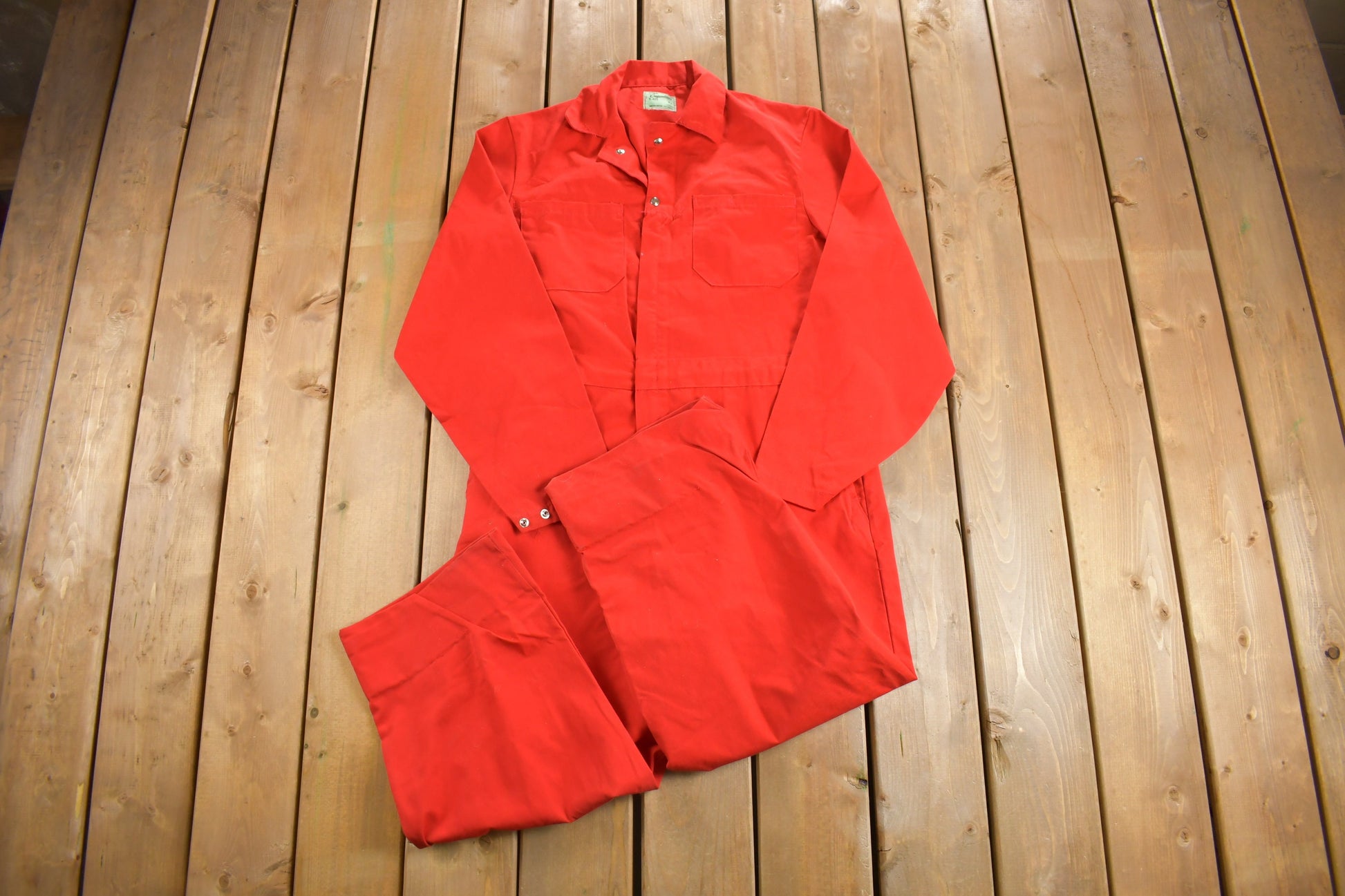 Vintage 1980s Canadian Red Coveralls