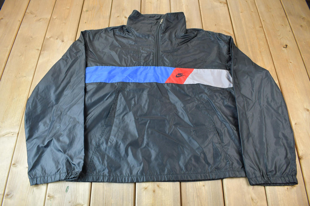 Vintage 1970s Nike Quarter Zip Windbreaker Jacket