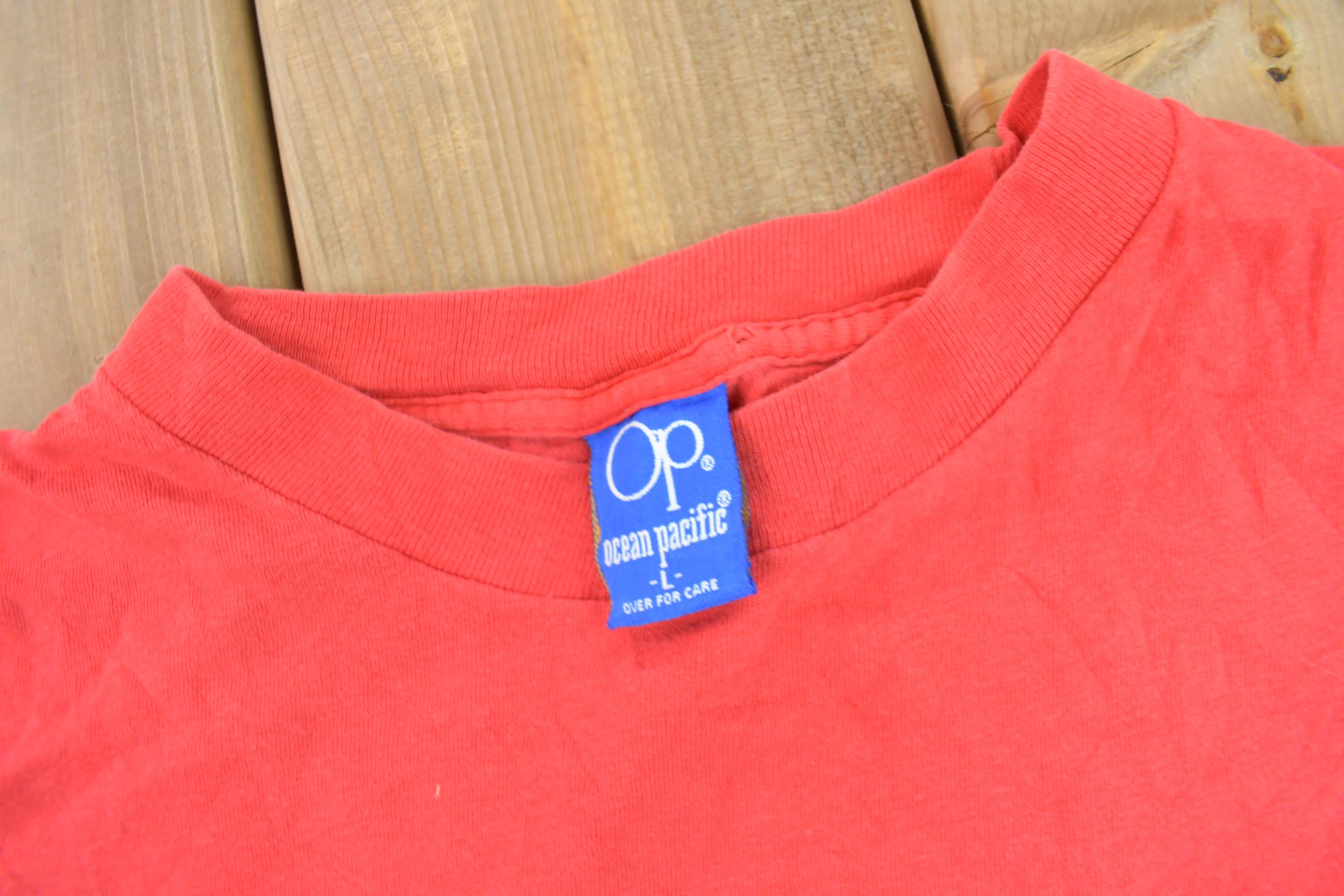 Vintage 1985 Ocean Pacific Surf Graphic T-Shirt