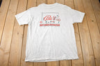 Vintage 1990s Ballys Body Under Construction Single Stitch Graphic T Shirt Made In USA