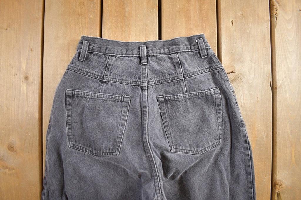 Vintage 1990s Eddie Bauer Black Denim Jeans Size 26x29