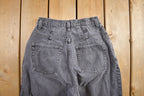 Vintage 1990s Eddie Bauer Black Denim Jeans Size 26x29