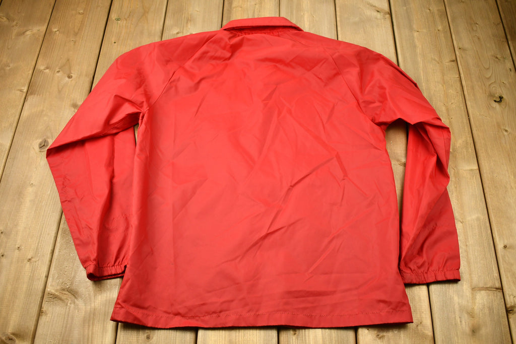 Vintage 1970s Coca-Cola Embroidered Chalk Line Windbreaker Jacket