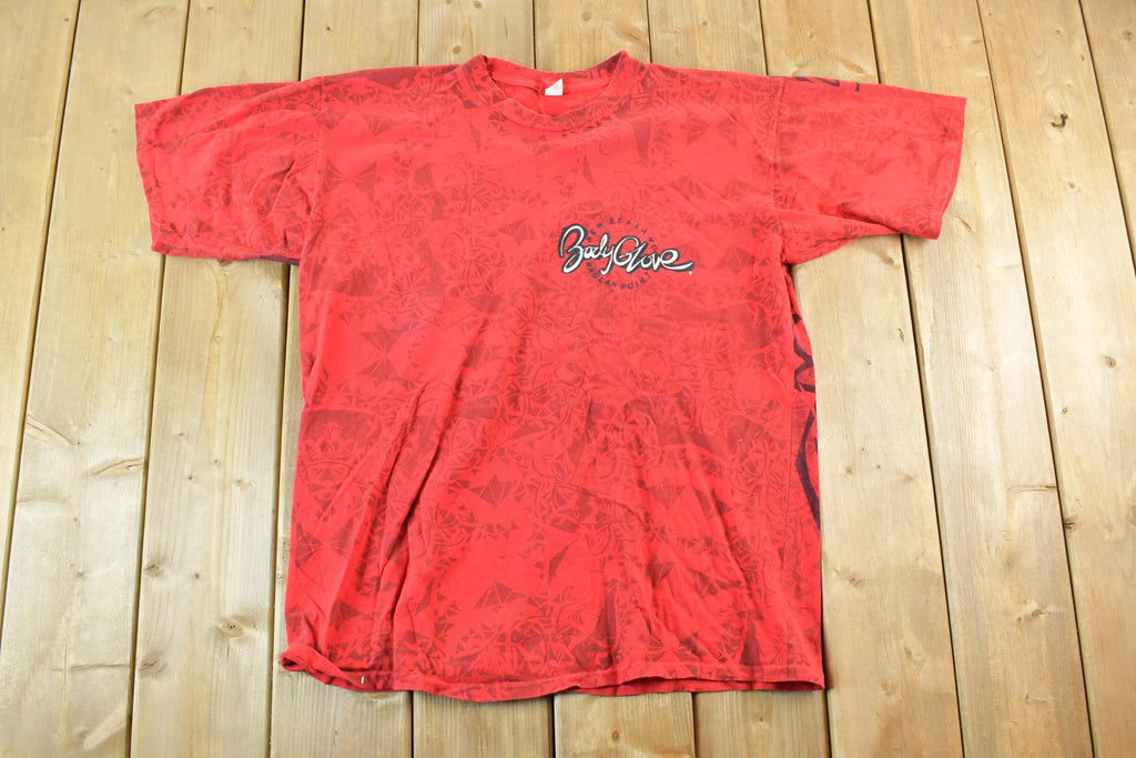 Vintage 1988 Body Glove All Over Print Raglan Point Surfing T-Shirt