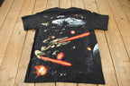 Vintage 1999 Star Wars Episode 1 All Over Print Promo T-Shirt