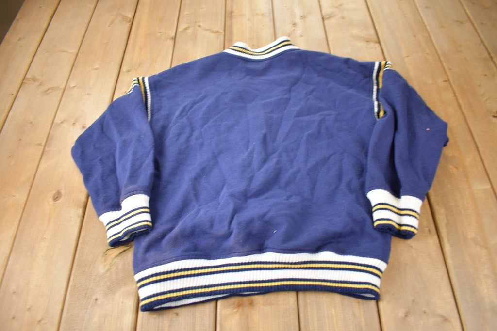 Vintage 1980s Blank V Neck Crewneck Sweatshirt Size Large