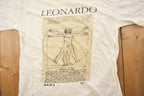 Vintage 1980s Leonardo Da Vinci Vitruvian Man Graphic T Shirt