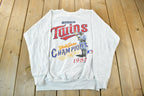 Vintage 1987 Minnesota Twins MLB Crewneck Sweatshirt