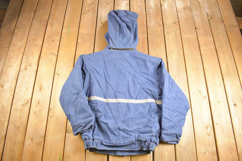 Vintage 1990s Heavy Duty Flame & Aluminum Splash Resistant Jacket / Vintage Workwear / Made In Canada / Heavyweight