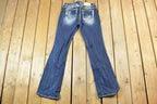 Vintage Y2K Miss Me Bedazzled Low Rise Jeans Size 30 x 31