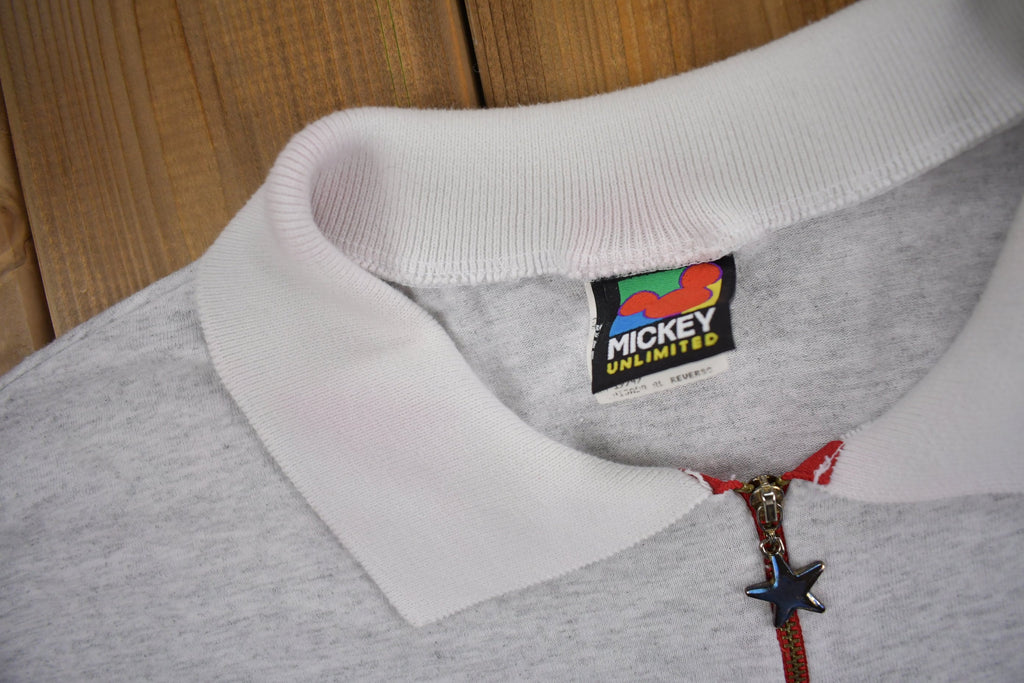 Vintage 1990s Mickey Legends Collared Long Sleeve Shirt