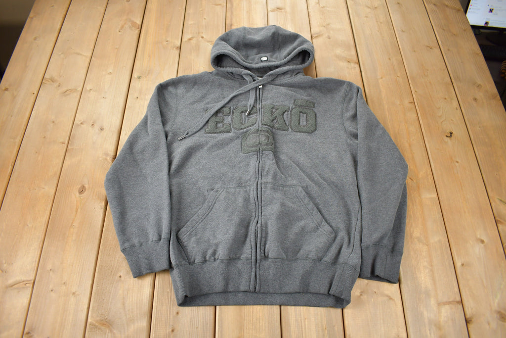 Vintage Y2K Ecko Embroidered Hoodie Size Medium